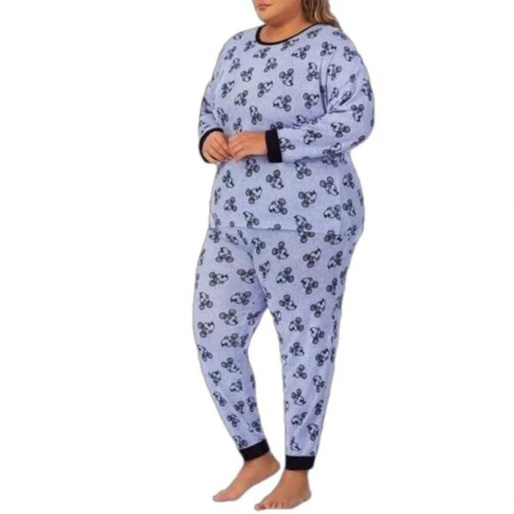 Disney Women's Mickey Mouse Pajamas 2 piece Set Size 3X NWT - Picture 4 of 6